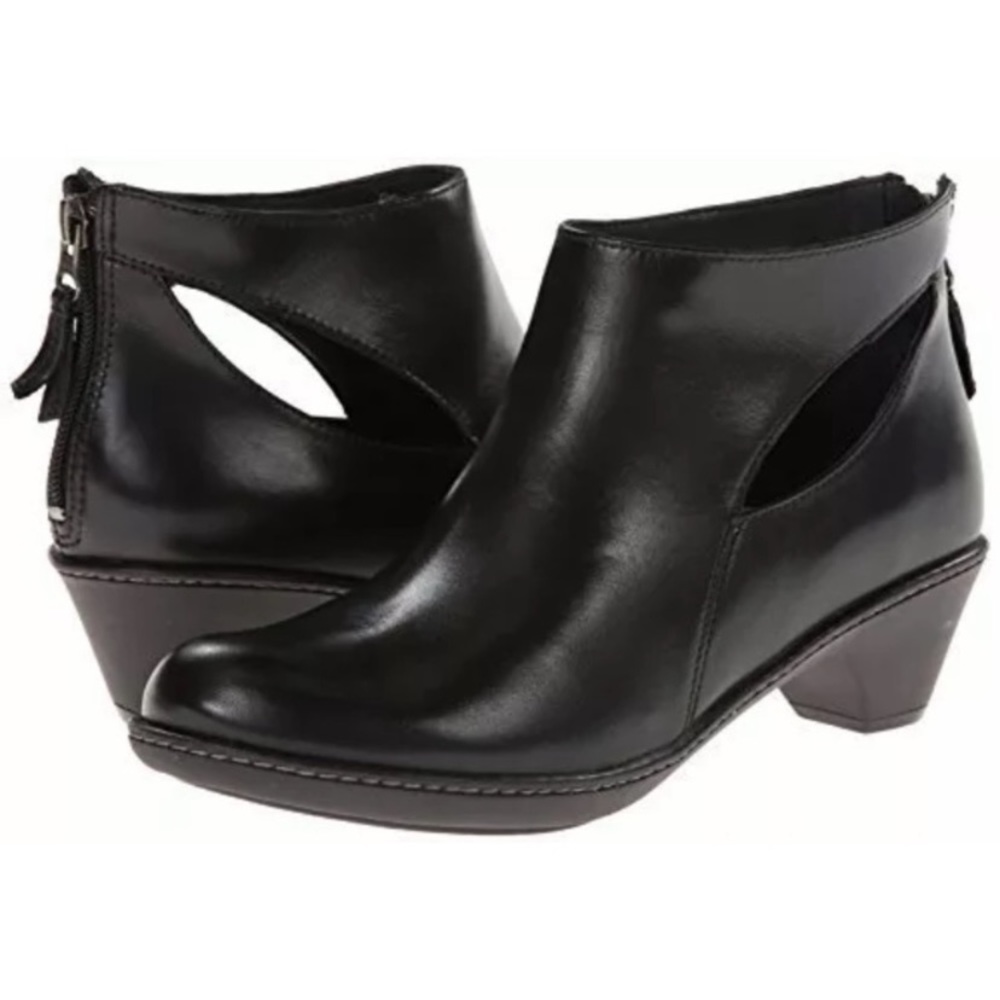 Dansko Bonita leather cut out ankle boots 39